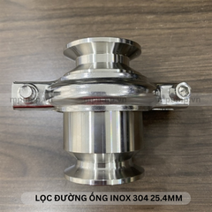 Bầu lọc đường ống inox vi sinh