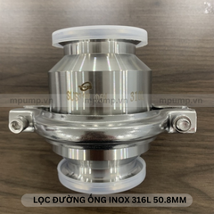 Bầu lọc đường ống inox vi sinh