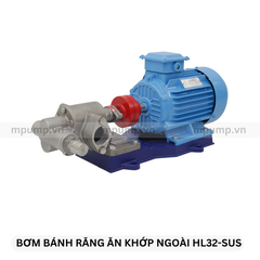 Bơm bánh răng ăn khớp ngoài HLG32-SUS-MC