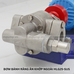 Máy bơm bánh răng inox HLG25-SUS-MC