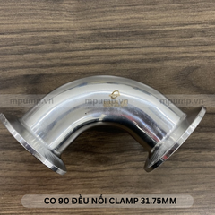 Co 90 đều inox vi sinh nối clamp