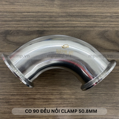 Co 90 đều inox vi sinh nối clamp