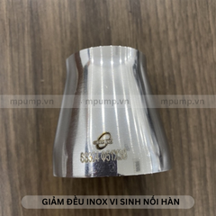 Giảm đồng tâm inox vi sinh nối hàn