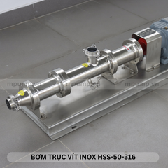 Máy bơm trục vít đơn inox HSS-50-316
