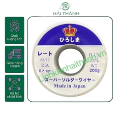 Thiếc Hàn JAPAN TỶ LỆ 63/37 SỢI  0,8mm (200g)