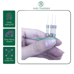 CẦU CHÌ THỦY TINH 12A 250VAC 5X20MM CHÂN CẮM