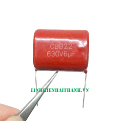 Tụ CBB 6UF 605J 630V 33MM