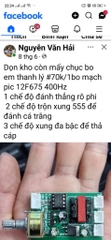 Mạch pic 3 chế độ 12F675