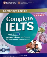 Bộ Complete IELTS Band 4-5 (SB+WB) LASER