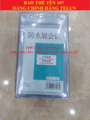 BAO THẺ TÊN 107 (LOẠI 1) chống thấm nước, KT 65*115mm
