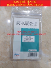 BAO THẺ TÊN 107 (LOẠI 1) chống thấm nước, KT 65*115mm