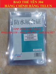 BAO THẺ TÊN 304 (LOẠI 1) chống thấm nước, KT 110*162mm