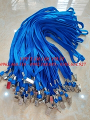 DÂY ĐEO THẺ DÂY DÙ KẸP SẮT (loại 1)