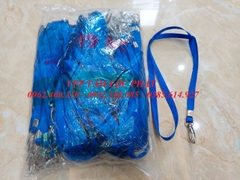 DÂY ĐEO THẺ LỤA MÓC SẮT bản rộng 1cm (HÀNG CAO CẤP)