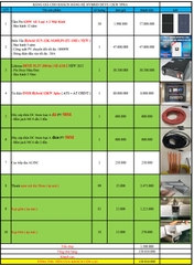 báo giá hệ thống điện năng lượng mặt trời