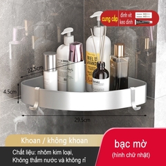 Kệ gắn góc tường ĐAIVIETBIG đựng đồ đa năng tiện lợi cho phòng tắm