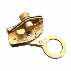 Khóa Cứu Sinh Chống Rơi Tự Động Thép 5 Răng Cản Phanh Tức Thì Chốt Khóa Kép An Toàn Cho Dây 12-18mm Dành Cho Thợ Đu Dây