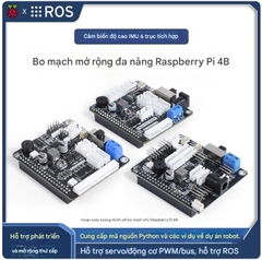 Bo mạch mở rộng Raspberry Pi 4B Trình điều khiển động cơ Servo Bo mạch chủ Lập trình ROS Xe đẩy tay robot