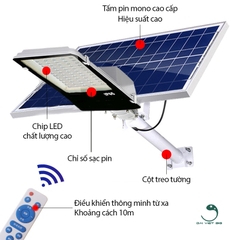Đèn Năng Lượng Mặt Trời 2000W, đèn Cao Áp Siêu Sáng, thân thiện với môi trường - K1534