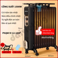 Máy sưởi dầu AUX, máy sưởi điện tiết kiệm năng lượng gia dụng, quạt sưởi trong nhà, máy sưởi dầu điện.