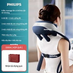 Máy Massage Cổ Vai Gáy PHILIPS PPM3205N - mô phỏng massage như các đầu ngón tay 2025