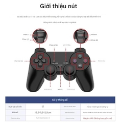 Bộ điều khiển không dây Huaner PS2 để điều khiển robot từ xa, tương thích với nhiều bộ điều khiển servo thương hiệu Huaner.