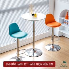 Ghế Quầy Bar, Ghế Makeup, Ghế Trang Điểm, Ghế Xoay 360 Độ Bọc Da Cao Cấp Nhập Khẩu Chính Hãng - Nội Thất ĐVB