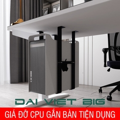 Kệ Treo CPU Gắn bàn Mới Nhất, Giá treo CPU, Giá Đỡ CPU Gắn Bàn, Giá Treo CPU Gắn Bàn (Có Thể Điều Chỉnh Độ Rộng 25 cm)