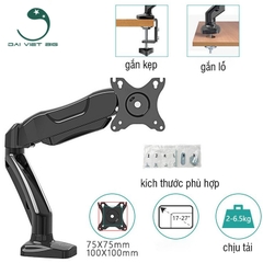 Giá treo màn hình máy tính KALOC - 27 inch Tải trọng 6.5Kg Mẫu mới 2023