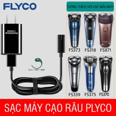 Sạc máy cạo râu Flyco máy hớt tóc dây sạc cổng USB dùng cho các mã máy: Fs871, 872, 873, 318, 339, 375, 378...