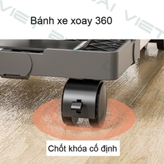 Kệ để case máy tính Kệ để CPU máy tính điều chỉnh kích thước có bánh xe tiện dụng