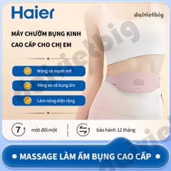 Máy Chườm Bụng Kinh-Đai Massage Giảm Đau Bụng Kinh Haier HZT-Y05L-Hỗ Trợ Chống Lão Hóa-Quà Tặng Bạn Gái