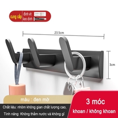 Móc treo đồ ĐAIVIETBIG gắn tường nhiều cách dùng tiện lợi cho nhà bếp/ nhà tắm/ nhà vệ sinh