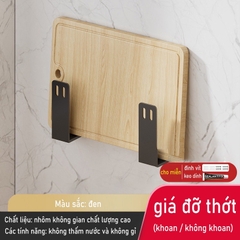 Kệ giữ đồ dùng nhà bếp dán tường không cần khoan lỗ dễ dàng đa năng tiện lợi