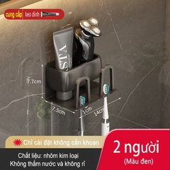 Giá treo bàn chải đánh răng ĐAIVIETBIG bằng kim loại gắn tường tiện lợi