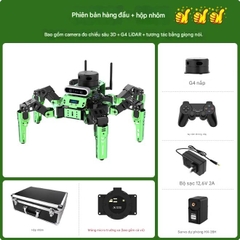 Robot Huaner ROS, một con nhện sinh học có thể lập trình sáu chân, có radar JetHexa lập bản đồ SLAM, định vị và nhận dạng hình ảnh.