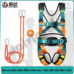 Dây an toàn toàn thân năm điểm cho công việc trên không leo núi cứu hộ lắp đặt điều hòa không khí