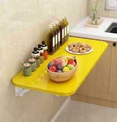 Bàn Gập 90° đa năng gắn tường, giá đỡ sơn tĩnh điện, đầy đủ phụ kiện keo và ốc vít treo tường chịu tải 50kg