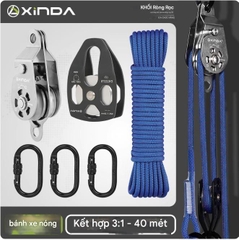 Bộ Ròng rọc Nâng Đa Năng Tự Khóa Ngoài trời XINDA (XINDA Outdoor Equipment).