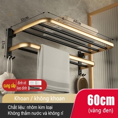 Kệ để đồ dùng ĐAIVIETBIG phòng tắm gắn tường không cần khoan thiết kế sang trọng với nhiều loại tùy chọn