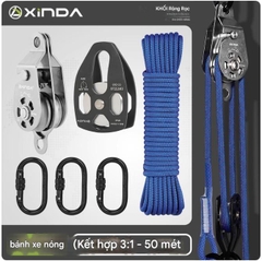Bộ Ròng rọc Nâng Đa Năng Tự Khóa Ngoài trời XINDA (XINDA Outdoor Equipment).