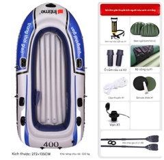 Thuyền hơi cao su dày thuyền bơm hơi 2/3/4 người kayak đệm khí chống mài mòn thuyền câu cá thuyền cứu sinh