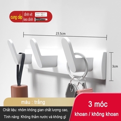 Móc treo đồ ĐAIVIETBIG gắn tường nhiều cách dùng tiện lợi cho nhà bếp/ nhà tắm/ nhà vệ sinh