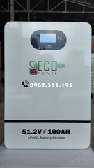 Pin Lithium ECOHOME | 51.2V - 100AH - 5KWH | Bảo Hành 5 năm