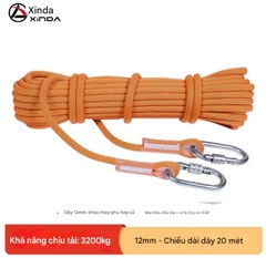 Dây an toàn chống mài mòn làm việc trên không lắp đặt điều hòa không khí dây an toàn có móc leo núi ngoài trời leo núi