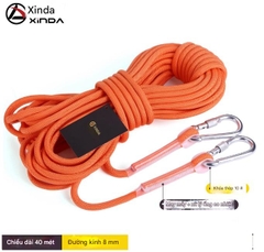 Dây leo núi ngoài trời dây phụ trợ làm việc trên cao dây an toàn gia đình dây chống mài mòn dây leo núi