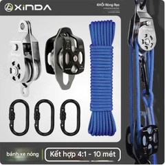 Bộ Ròng rọc Nâng Đa Năng Tự Khóa Ngoài trời XINDA (XINDA Outdoor Equipment).