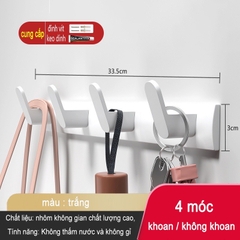 Móc treo đồ ĐAIVIETBIG gắn tường nhiều cách dùng tiện lợi cho nhà bếp/ nhà tắm/ nhà vệ sinh