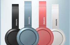 Tai nghe Philips TAH4105RD có TYPE - C Chính hãng, có dây với micro kết nối máy tính, máy tính để bàn, điện thoại di động