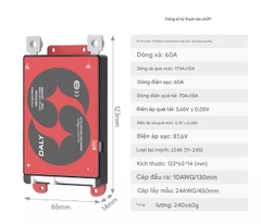 Mạch BMS bảo vệ pin lithium dòng 3-24 12V 24V 48V pin lithium sắt phốt phát 3 thành phần 3.7V và 3.2V dùng cho xe điện, bộ cân bằng pin